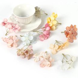 Decorative Flowers 10Pcs Artificial Petals Silk Fake For Home Decor Wedding Marriage Decoration Crafts Garlands Bouquet Accessories