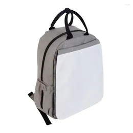 Storage Bags Women Backpack Bag Blank Sublimation For Logo Print Diy Design Mommy Shoulder With Zipper