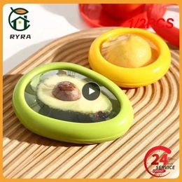 Storage Bottles 1/2PCS Fruit Vegetable Fresh-keeping Cover Avocado Food Box Preservation Seal Kitchen Tools