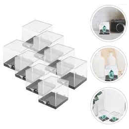 Jewelry Pouches 8 Pcs Specimen Case Multi-functional Display Cases Plastic Storage Containers Clothes Rough Stone Square