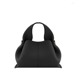 Waist Bags French Leather Dumpling Fashion One Shoulder Cross-shoulder Noble Hand-held Cloud Ladies Bag