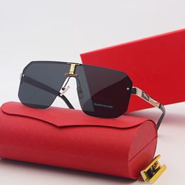 Fashion Classic Designer Sunglasses For Men Women Sunglasses Luxury Polarized Pilot Oversized Sun Glasses UV400 Eyewear PC Frame Polaroid Lens S597