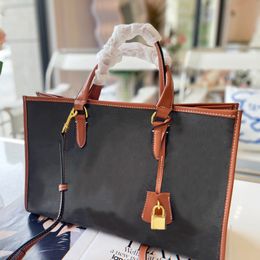 Deluxe Tote Bag Handbag Leather Shopping Bag Brand Designer 1:1 Original Hardware Strap Long Shoulder Strap