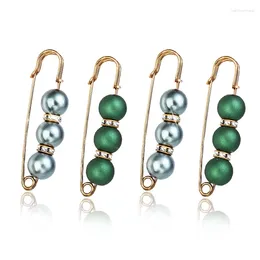 Brooches Wholesale Brooch With12mm Round Bead Total Length Is 58mm Width 16mm Closure Of The Collar Clothes Holder