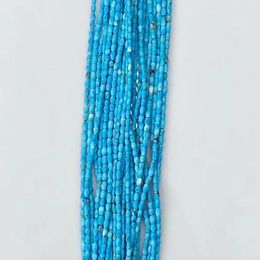 Loose Gemstones Icnway 3mmx5mm Natural Turquoise Rice Faceted Shape 39cm Beads For Jewelry Making