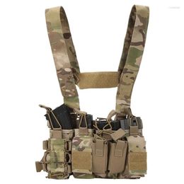 Hunting Jackets Adjustable Nylon Vest MC All Terrain Camouflage Tactical Chest Outdoor Equipment