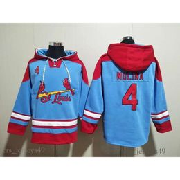 Play Men Yadier Molina Hoodie Ozzie Smith Cardinal Old Time Baseball Jerseys St. Hoodies Pullover Nolan Arenadostan Musial Paul Dejong Sports Sweatershirt