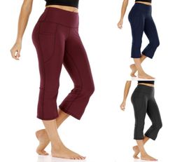 High Quality Women Yoga Pants High Waist Flared Trousers Casual for Running Sports Fitness NCM999388959