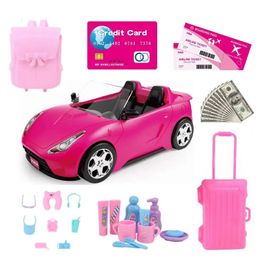 Diecast Model Auto Toys Miniature Items Dollhouse Accessories Kids Fashion Cool Car For Travel Children Game Birthday Present 231030