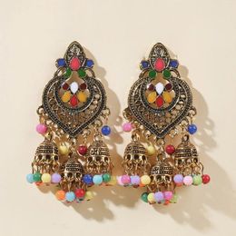 Stud Earrings 2023 Arrival Fashionable Bohemian Style Ethnic Wind Bell Vintage Jewelry For Women