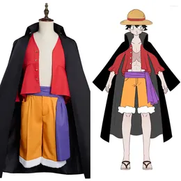 Anime Costumes One Piece Monkey D. Luffy Cosplay Costume Outfits Halloween Carnival Suit