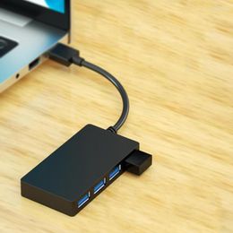 Plug And Play Black Splitter 5Gbps Adapter With 4 3.0 Ports Flash Drive High Speed For Laptop PC Accessories Ultra Slim USB Hub