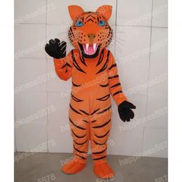 Performance Tiger Mascot Costumes Holiday Celebration Cartoon Character Outfit Suit Carnival Adults Size Halloween Christmas Fancy Party Dress