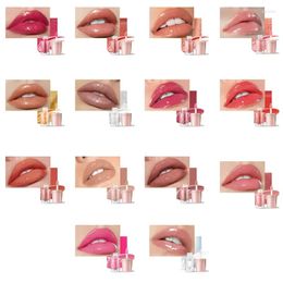 Lip Gloss 50LD Moisturising Stain Glossy Finish Not Dry Non-stick Long Lasting Colour Changing Glaze Liquid Lipstick