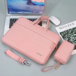 Laptop Bags Laptop Bag Sleeve Case 12 13.3 15.6 14 inch Shoulder Notebook bag For Air Pro M1 Dell handbag Briefcase 231030