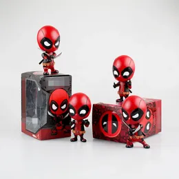 Mascot Costumes Deadpools Cosbaby Q Verison Shaking Head Car Decoration Ornaments Auto Interior Decorations Big PVC Toys For Kids Boys Gift