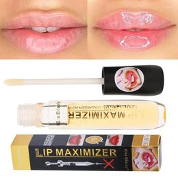Lip Gloss Plumping Makeup Transparent Lasting Moisturizing Repairing Reduce Fine Line Oil Brighten Enhance Care Cosmetic