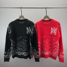 2Mens Tasarımcı Sweaters Retro Klasik Sweatshirt Erkekler Kol Mektubu Nakış Yuvarlak Boyun Yüksek kaliteli jumper Menm için-