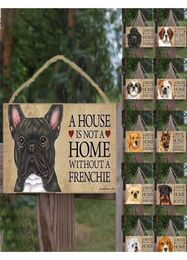 Dog Tags Rectangular Wooden Pet Dog Accessories Lovely Friendship Animal Sign Plaques Rustic Wall Decor Home Decoration Hhc2145 Af3139882