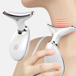 Face Care Devices Machine Neck Lifting Beauty Device Anti Wrinkle Massager Skin Rejuvenation Thin Double Chin Vibrator Drop 231027