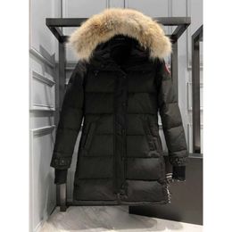 Puffer Designer Canadian Goose Mid Length Version Pufferer Down Womens Jacket Down Parkas Winter Thick Warm Coats Womens Windproof Streetwear C178