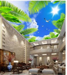 Wallpapers Po Beautiful Scenery 3d Blue Sky Ceilngs Ceiling Murals Wallpaper