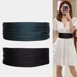Belts Women's Wide Waist Belt Weaving Cloth Women Waistband Enhances Your Figure