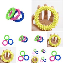 Other Household Sundries Sile Spiky Sensory Ring / Bracelet Fidget Toys Colorf Stimating Mas Toddler Youth Friendly Motor Drop Deliver Dhv2C