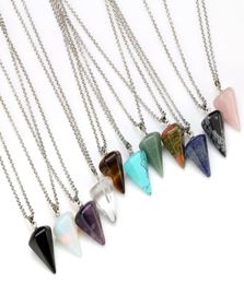 Natural Crystal Pendant gift Gemstone Jewellery Aquamarine Necklace Diamond Gifts Raw Stone Teacher Gifts PersonalizedJewelry LLS497612851
