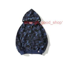 Bapes Hoodie Men's Hoodies Sweatshirts Hark Fashion Mens Shark Embroidered Junior Blue Pink Bathing Black Trendy 8 BLCY