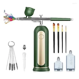 Baking Moulds Rechargeable Cordless With Compressor - Portable Handheld Automatic Airbrush Set For Painting Cake Decorating Nail