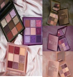 HAZE purple sand khaki 9color eyeshadow palette Shimmer Matte high quality DHL 7712616