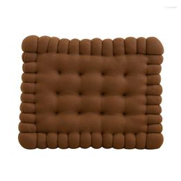 Pillow Creative Biscuit Shape Decor Cookie Tatami Back Sofa Floor Thick Cotton Pillows Living Room