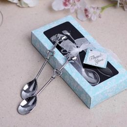 Party Favor 10 Set Souvenirs Drink Tea Coffee Spoon LOVE Bridal Shower Wedding Gift Guests