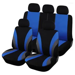 Car Seat Covers Universal Full Cover For Automobile Protector Car-Styling Interior Fabric Decoration Accessories