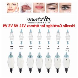 20pcs Artmex V6 V8 V9 V11 Replacement Needles Cartridges PMU Body Art System Permanent Makeup Tattoo Needle derma pen Rpcmu