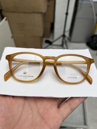 Sunglasses Frames British Football Star Brand Frame With Yellow And Hinge Design For Myopia Reading Progressive Pochromic Use