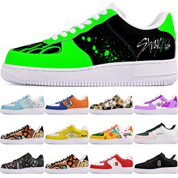 DIY shoes winter black lovely autumn mens Leisure shoes one for men women platform casual sneakers Classic cartoon graffiti trainers comfortable sports 70919