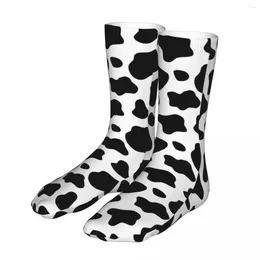 Men's Socks Cute Cow Print Women's Fashion Crazy Spring Summer Autumn Winter Gifts