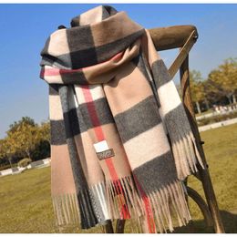 Scarves Designer cashmere scarf Winter women and men long Scarf quality Headband fashion classic printed Check Big Plaid Shawls4187