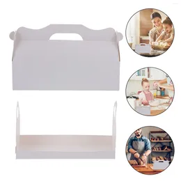 Take Out Containers 10 PCS Container Packing Box Baby Disposable Muffin Packaging Cases Paper