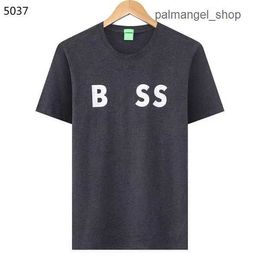 Boss Mens t Shirt High Quality Fashion T-shirt Luxury Round Breathable Top Business Casual Man Tops Designer Shirts Men Wholesale 77B7