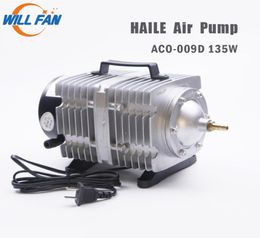 Will Fan Hailea Air Pump Aco009D 135w Electrical Magnetic Air Compressor For Laser Cutter Machine 125Lmin Oxygen pump Fish3905354