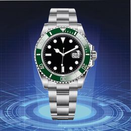 Mens swim watch luxury Ceramic Bezel 40mm Sapphire mechanical submarine watches 904l steel dive wristwatches sapphire luminous rlx Watches Montre Christmas gift