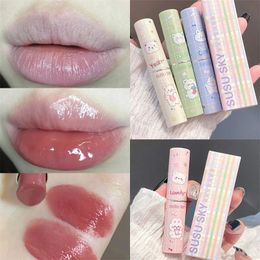 Jelly Tinted Lip Balm Makeup Moisturising Cherry Peach Non-Stick Cup Anti-cracking Red Lipstick Repairing Lips Care Cosmetics