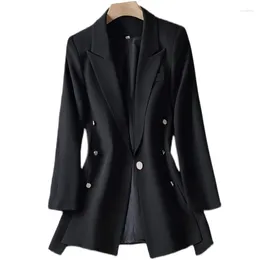 Women's Suits Suit Women Spring Blazer 2023 Jacket Blazers Short Slim Autumn Wild Long Sleeve Female Coat Black Fashion