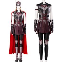 Cosplay Newest Movie Th Love And Thunder Jane Foster Cosplay Costume Superheroine Armour Outfit With Helmet Cape Adult Women Garment