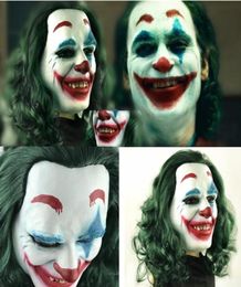 Movie Joker Arthur Fleck Mask Cosplay Latex Masks Halloween Party 2009297947316