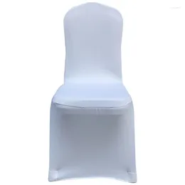 Chair Covers 94x40cm China Wholesale Low Price Stretchable Thick Polyester Banquet Dining Wedding White Cover