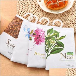 Other Housekeeping Organisation 8 Taste Fresh Air Scented Fragrance Aromatherapy Natural Smell Incense Wardrobe Sachet Scent Bag D Dhig6